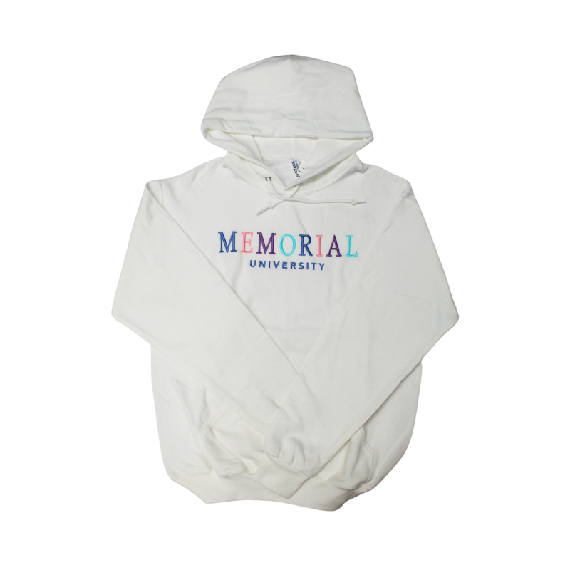 Pastel Letters Hoodie (White)