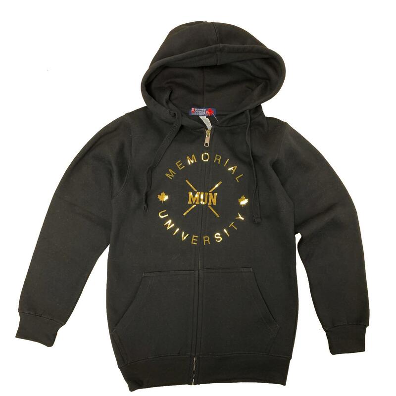 Full-Zip Gold Imp Hoodie Ld