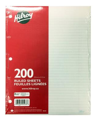 Paper Loose Leaf Ruled